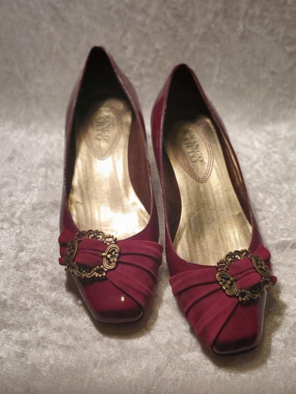 Franco Sarto Red Patent Leather Shoes, Women's